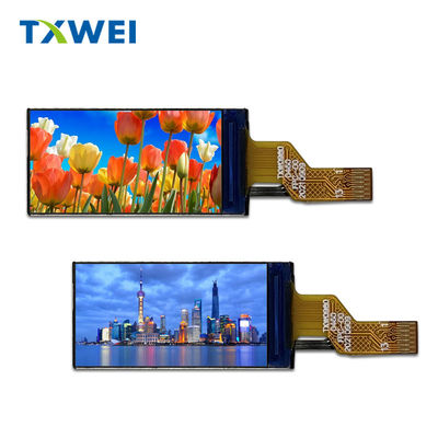 0.96 इंच 80*160 IPS चमक 500cd/m2 SPI 4 BIT इंटरफ़ेस बार डिस्प्ले स्क्रीन