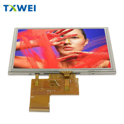 उच्च चमक 550nits IPS एलसीडी पैनल 800x480 5 इंच TFT एलसीडी डिस्प्ले
