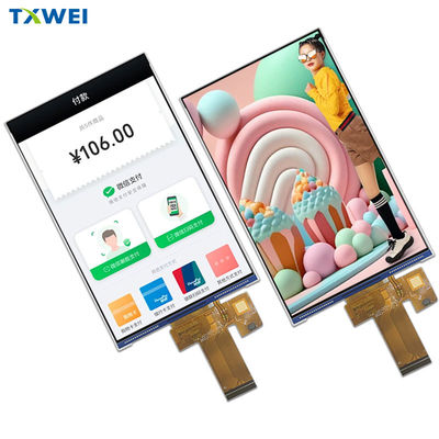 7-इंच एलसीडी उच्च परिभाषा उच्च चमक 800 X 1280 एलसीडी डिस्प्ले स्क्रीन