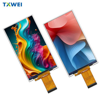 5.0 इंच 480x854 रिज़ॉल्यूशन 400nits RGB 24 BIT इंटरफेस TFT एलसीडी पैनल 5