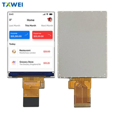 2 इंच 240*320 चमक 350cd/m2 आरजीबी 6 बीआईटी इंटरफ़ेस ST7789V
