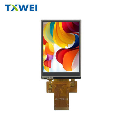 IPS TFT LCD छोटे आकार का डिस्प्ले 240x320 प्रतिरोधात्मक टच 3.2 इंच LCD डिस्प्ले के साथ