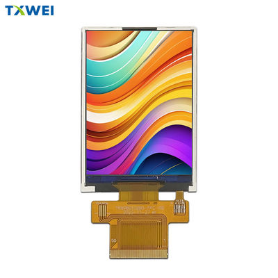 2.8 इंच 40PIN ST7789V 240*320 MCU SPI RGB इंटरफेस Tft एलसीडी डिस्प्ले मॉड्यूल और 400cd/m2 लुमेन डिग्री के साथ
