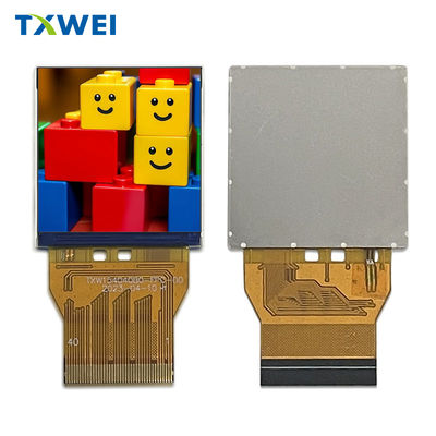 1.54 इंच 320*320 स्क्वायर टेलीस्कोप वॉच एलसीडी डिस्प्ले स्क्रीन 60 एमए बैकलाइट करंट और आरजीबी 18 बीआईटी इंटरफेस के साथ